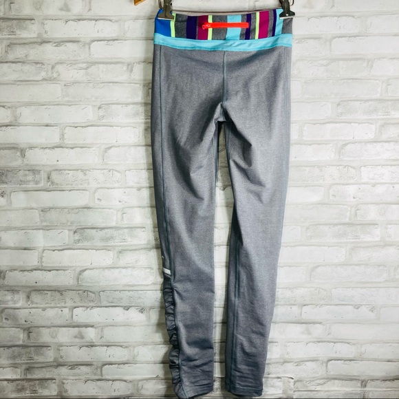 Ivivva Girls Ruched Leggings Size 10 - Picture 2 of 15